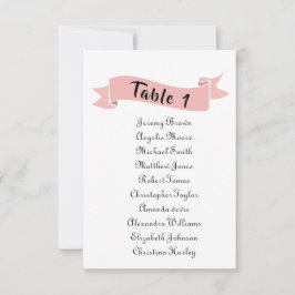 Rosa Hochzeitskarte. Einladung