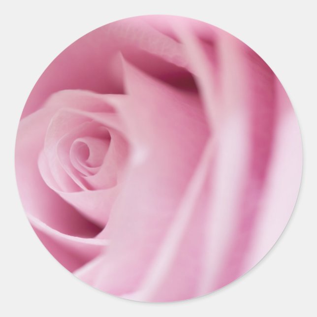 Rosa Hochzeitsstift Umschlag Aufkleber und Sticker (Vorderseite)