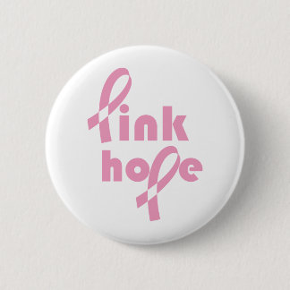 Rosa Hoffnungs-Band Button