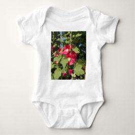 Rosa Hollyhock Baby Strampler