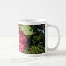 Rosa Hollyhock Tasse