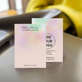 Rosa holografische Schmuckohrringe