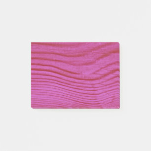 Rosa Holzmaserung Post-it Klebezettel
