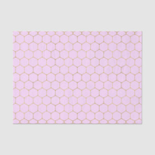 Rosa Honeycomb (Design 42 Pink Series) Seidenpapier