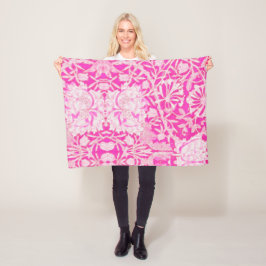 Rosa Honeysuckle Fleece Blanket, klein 30" x 40"