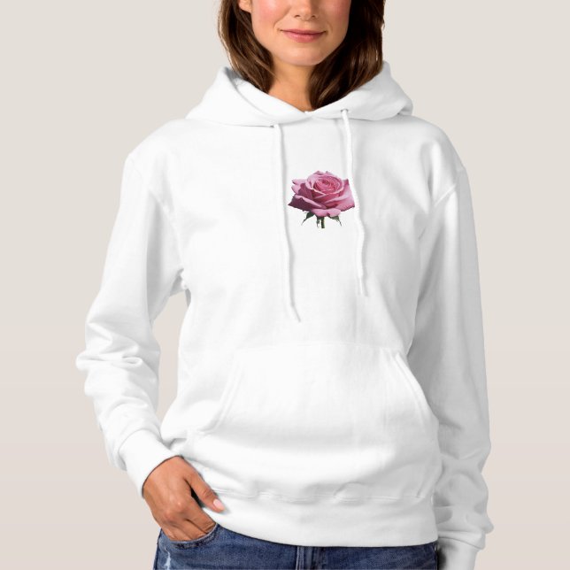 Rosa Hoodie (Vorderseite)