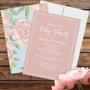 Rosa Hübsch Botanical Baby Girl Rose Bouquet