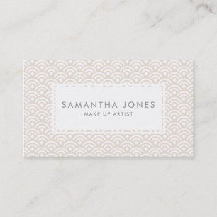 Rosa Hübsches Muster Design Moderne gestalten Küns Visitenkarte