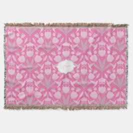 Rosa Hummingbird Coquette Personalisiert Decke