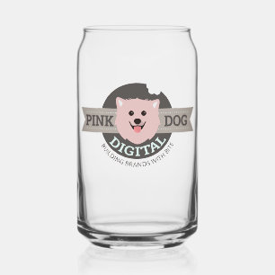 Rosa Hund Digital Dose Glas