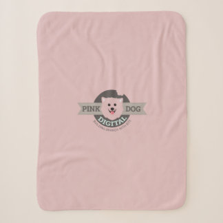 Rosa Hund Digital Sherpa-Decke Sherpadecke