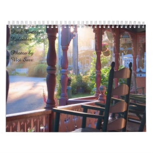 Rosa Hütten des Martha-Weingartens Kalender