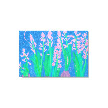 Rosa Hyacinths Frühlingsblumen Blumengemälde