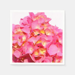 Rosa Hydrangea Rosa Blume Serviette