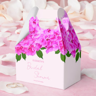 Rosa Hydrangeen-Junggesellinnenabschied Geschenkschachtel