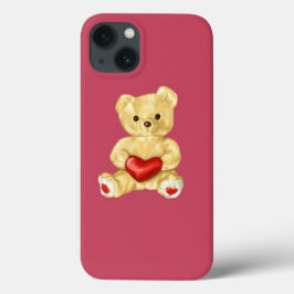 Rosa Hypnotisierung Niedlicher Teddybär Case-Mate iPhone Hülle