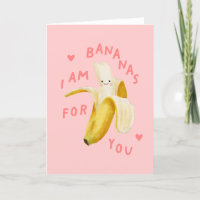 Rosa Ich bin Bananen für dich