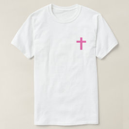 Rosa Ich glaube an Jesus T - Shirt