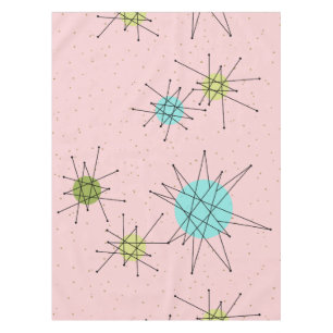 Rosa Iconic AtomSternexplosion-Tischdecke Tischdecke