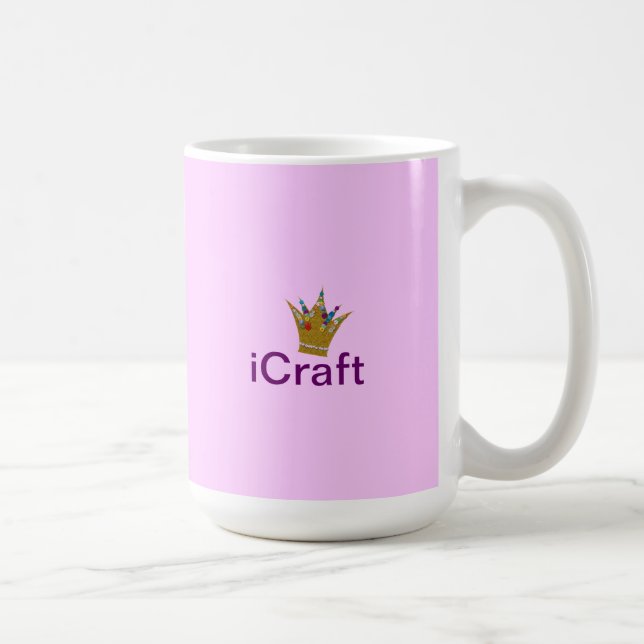 Rosa iCraft-Tasse Tasse (Rechts)