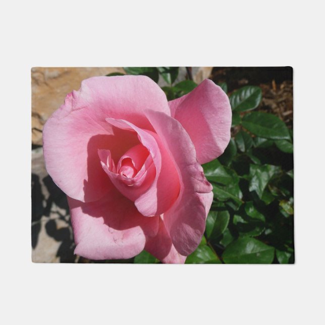 Rosa III Garten Blumen Fußmatte (Vorderseite)