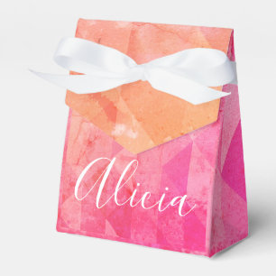 Rosa individuelle Name in Rosa Geschenkschachtel