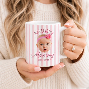 Rosa individuelles Gesicht Foto Andenken Mama Mutt Kaffeetasse