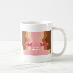 Rosa Internationaler Frauentag Tasse