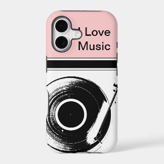 Rosa iPhone-Hüllen mit Musik