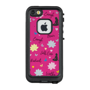 Rosa iPhone SE / 5 5s Hülle Selbstliebe iphone Hül