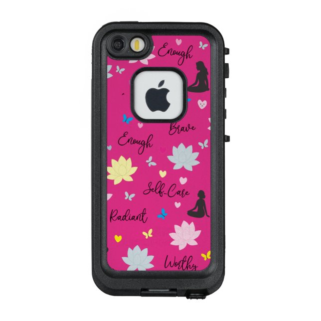 Rosa iPhone SE / 5 5s Hülle Selbstliebe iphone Hül (Rückseite)