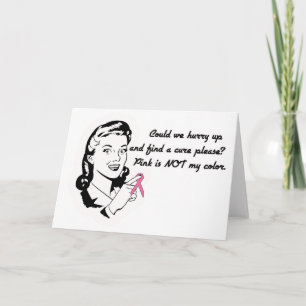 Rosa ist nicht meine Farbe! Karte
