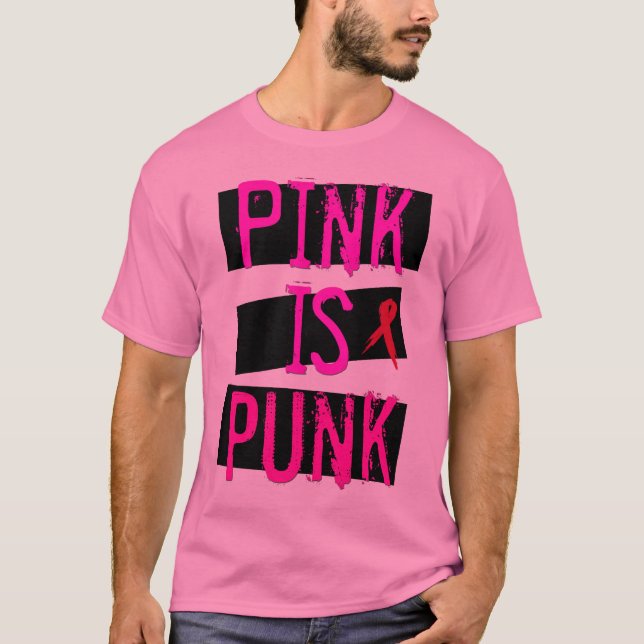 Rosa ist Punk T-Shirt (Vorderseite)