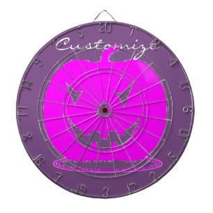 Rosa Jack oder Laterne Halloween Thunder_Cove Dartscheibe