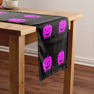 Rosa Jack o'lantern Halloween Thunder_Cove Kurzer Tischläufer