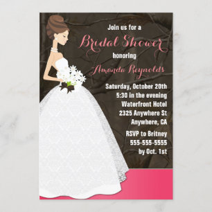 Rosa Jagd Camouflage Bridal Dusche Einladungen