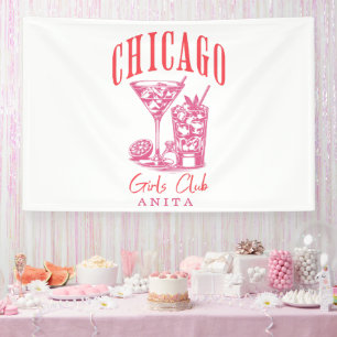 Rosa Junggeselinnen-Abschied Banner