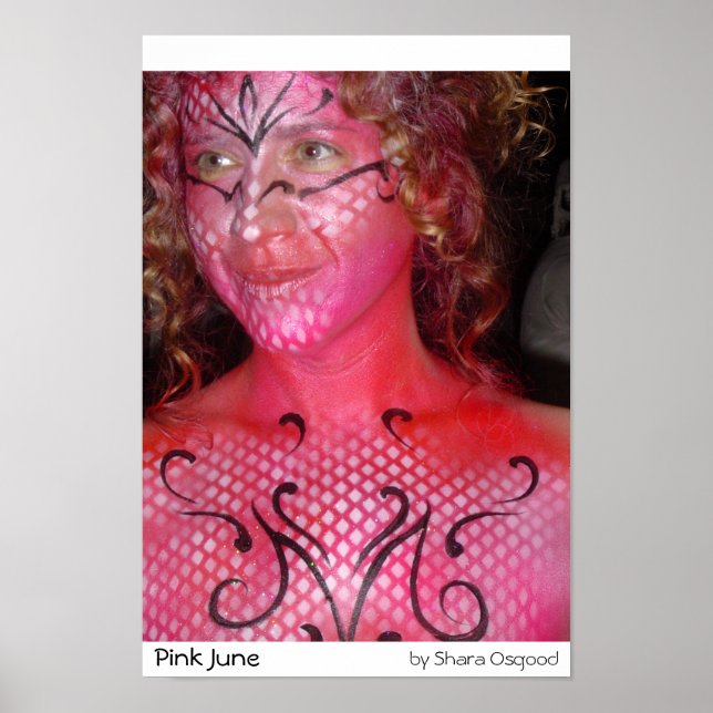 Rosa Juni Poster (Vorne)
