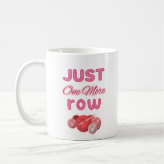 Rosa Just One More Row Stricken Kaffeetasse