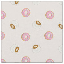 Rosa Kaffee und Donuts