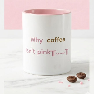 Rosa Kaffeetasse