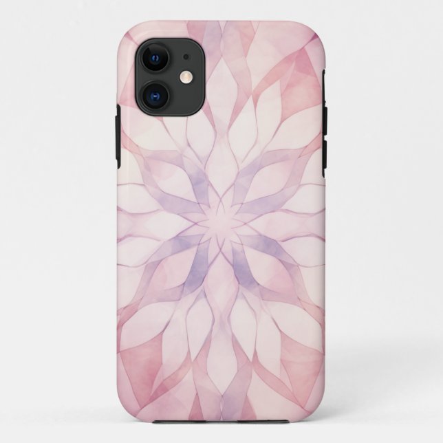 Rosa Kaleidoskop Case-Mate iPhone Hülle (Rückseite)