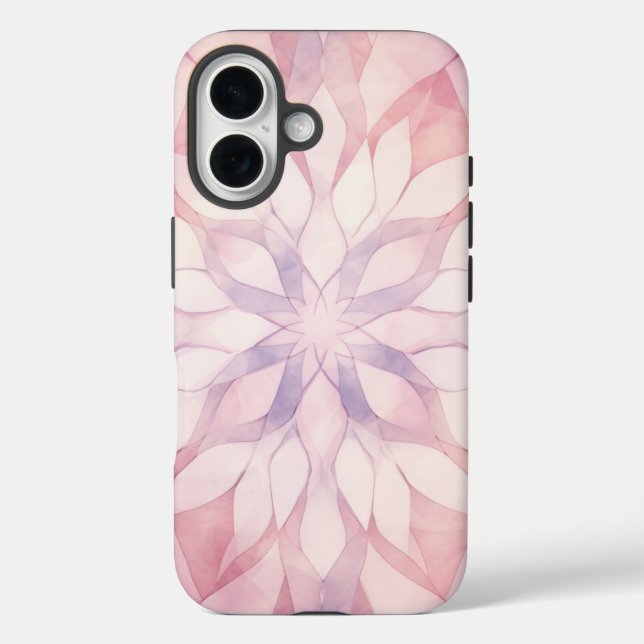 Rosa Kaleidoskop Case-Mate iPhone Hülle (Rückseite)