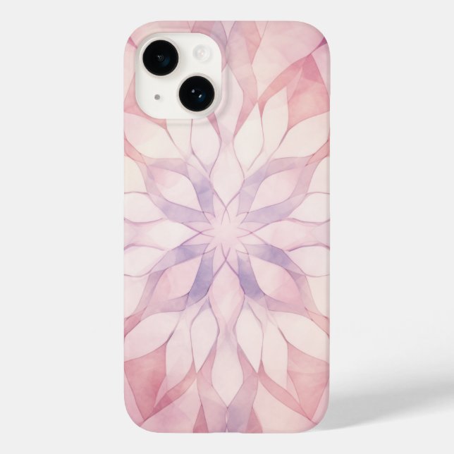 Rosa Kaleidoskop Case-Mate iPhone Hülle (Rückseite)