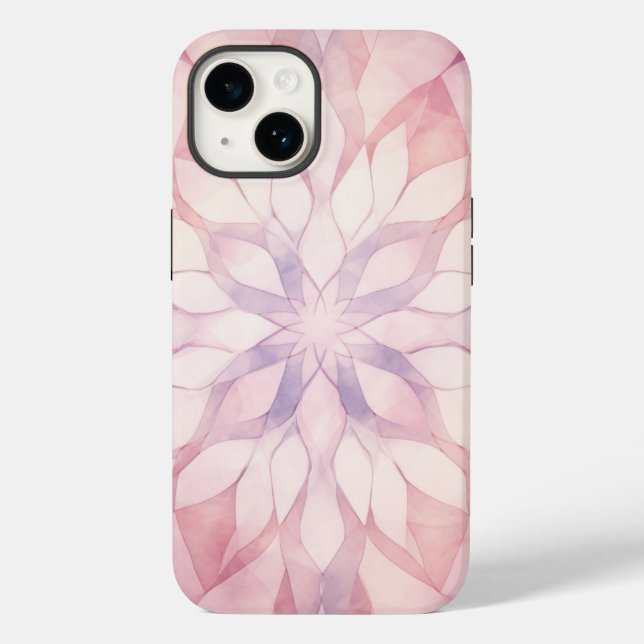 Rosa Kaleidoskop Case-Mate iPhone Hülle (Rückseite)