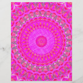 Rosa Kaleidoskop Großpackung Scrapbook-Papier Seit Flyer