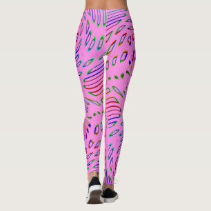 Rosa Kaleidoskop Leggings