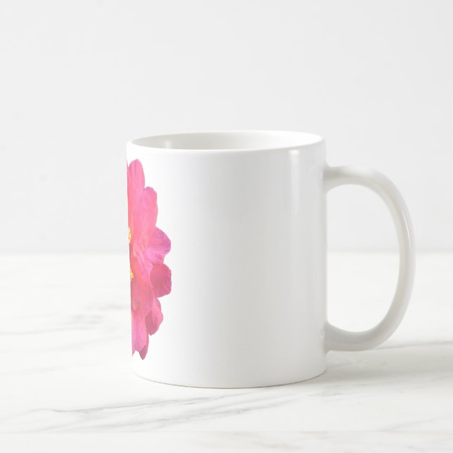 Rosa Kamelie-Blume Tasse (Rechts)