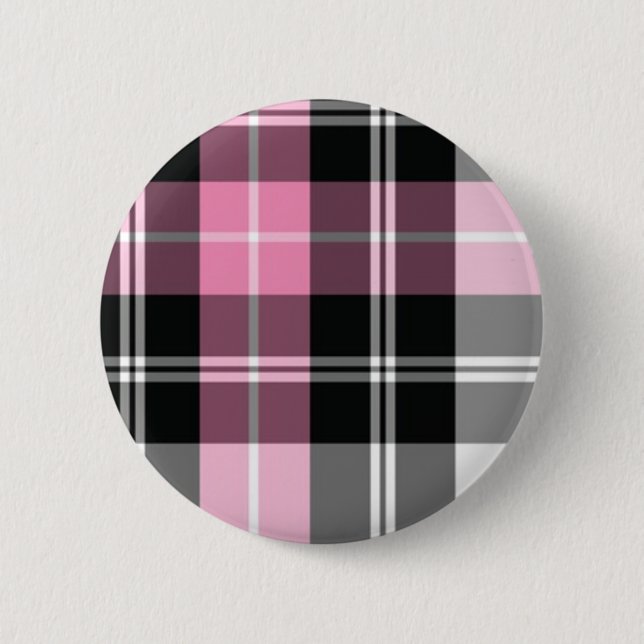 rosa kariertes button (Vorderseite)