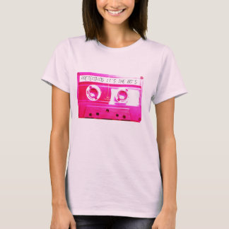 Rosa Kassette. T-Shirt